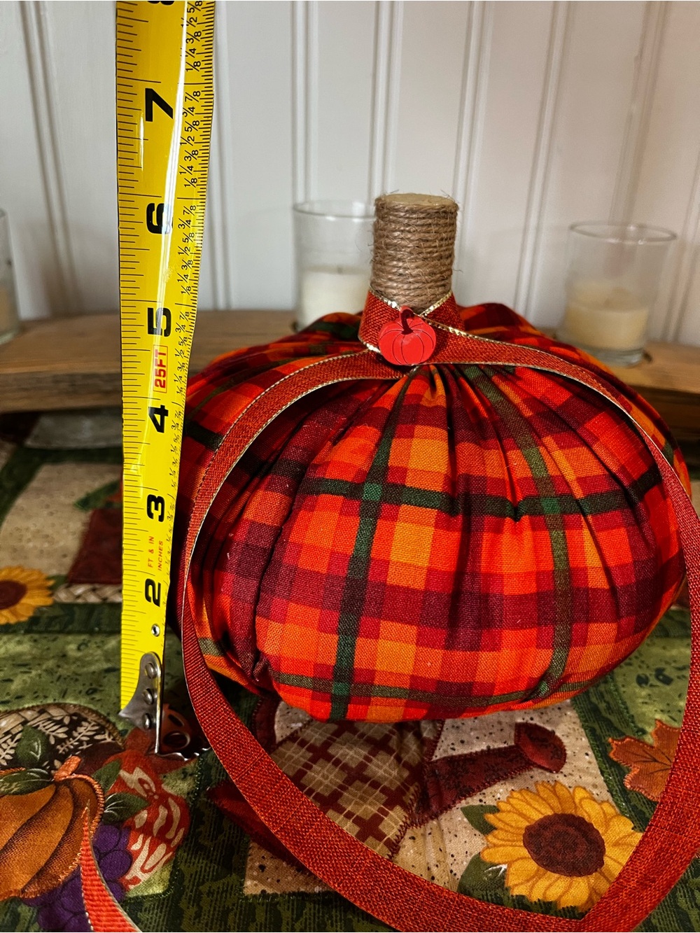 Hand made Fall Pumpkin Decor - Picture 6 of 7